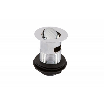 RELION SWIVEL BASIN WASTE SLOTTED CHROME PLUG