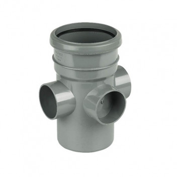 FLOPLAST 110MM GREY BOSS PIPE-S&S SP581G