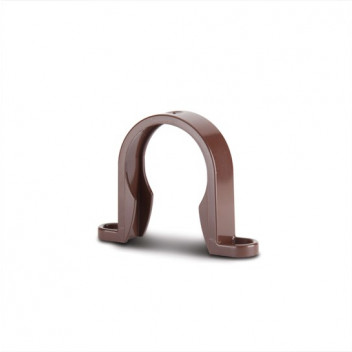TUPLINGS 40MM ABS PIPE CLIP BROWN
