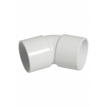 FLOPLAST 40MM WHITE ABS 135* BEND WS19W
