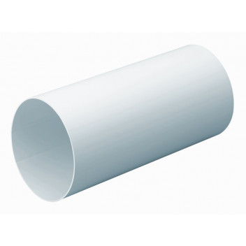 100MM ROUND RIGID PIPE 2 METRE EASIPIPE WHITE