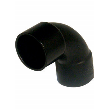 FLOPLAST 32MM BLACK ABS 92.5*BEND WS14B