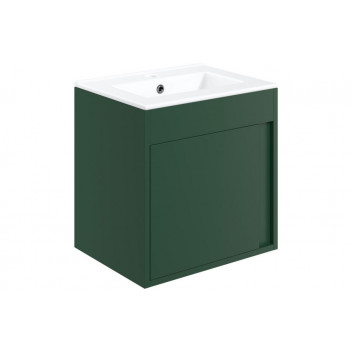EPS PENRITH 510MM WALL HUNG UNIT INC. BASIN - MATT CONIFER GREEN