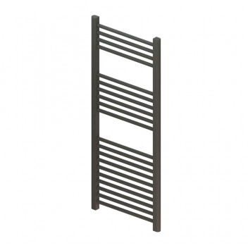EASTBROOK WINGRAVE 1200 X 400 STRAIGHT MULTIRAIL TEXTURED ANTHRACITE