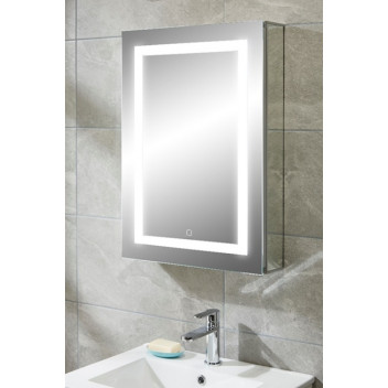 RELION HARRIS LED MIRROR CABINET C/W SHAVER SOCKET