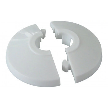FM PIPE COLLAR 10MM WHITE