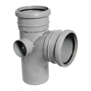 FLOPLAST 110MM GREY 92.5* BRANCH SP190G