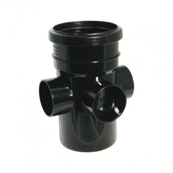 FLOPLAST 110MM BLACK BOSS PIPE-S&S SP581B