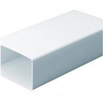 FLAT CHANNEL SYSTEM 100 1 METRE WHITE