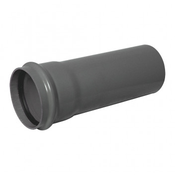 FLOPLAST 110MM ANTHRACITE SOIL PIPESOCKETED 3M SP3AG