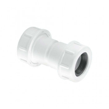 MCALPINE 19MM -23MM OVERFLOW UNIVERSAL STRAIGHT CONNECTOR R1M