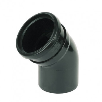 FLOPLAST 110MM BLACK 135* BEND-S&S SP163B