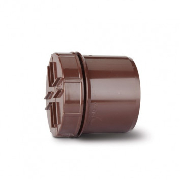 TUPLINGS 110MM SCREWED ACCESS CAP BROWN