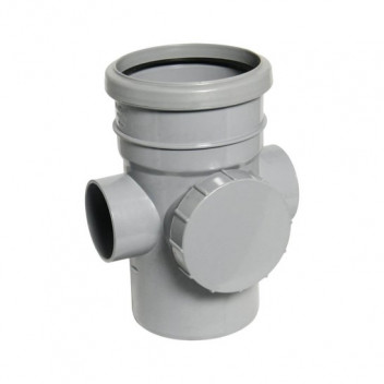 FLOPLAST 110MM GREY ACCESS PIPE-S&S SP274G