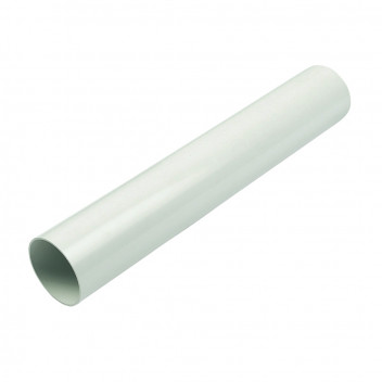 FLOPLAST 40MM WHITE ABS WASTE PIPE 3M LENGTH WS02W