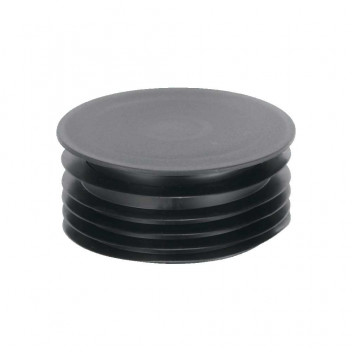 MCALPINE BLACK DRAIN BLANK PLUG DC4-BL