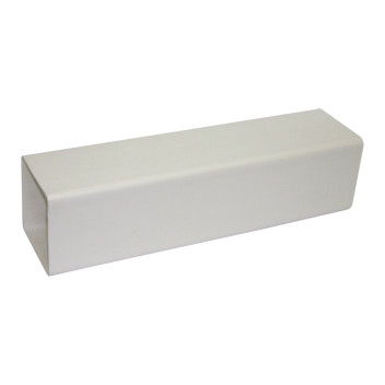 FLOPLAST 65MM WHITE SQUARELINE DOWNPIPE 4M FLORPS4