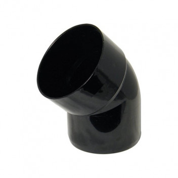 FLOPLAST 110MM BLACK OFFSET BEND - BOTTOM SP435B