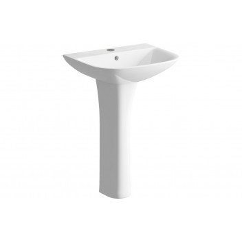 EPS GLARAMARA 560X450MM 1TH BASIN & FULL PEDESTAL (BOXED)