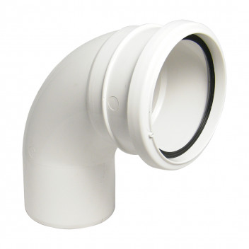 FLOPLAST 110MM WHITE 92.5* BEND-S&S SP161W