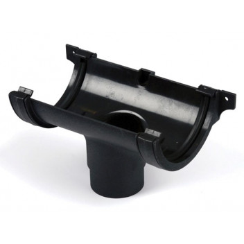 BRETT 112MM CAST IRON STYLE GUTTER RUNNING OUTLET BR045CI
