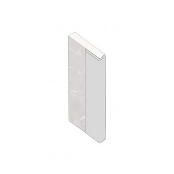 FIBO PROFILES WHITE PVC L-SHAPED PROFILE