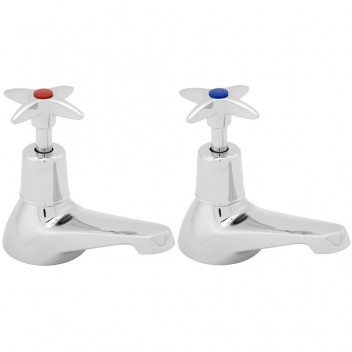 DEVA X TOP 3/4 BATH TAPS PAIR