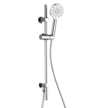 RELION ROUND SHOWER SLIDE RAIL KIT 3 MODE CHROME