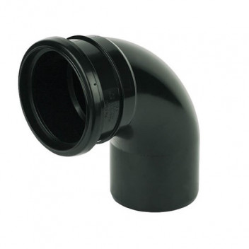 FLOPLAST 110MM BLACK 92.5* BEND-S&S SP161B