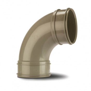 TUPLINGS 82MM 92.5 DEGREE SOIL BEND GREY 2 SOCKETS