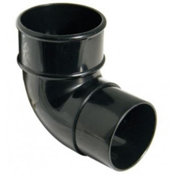 FLOPLAST 68MM BLACK 90* BEND RB1B