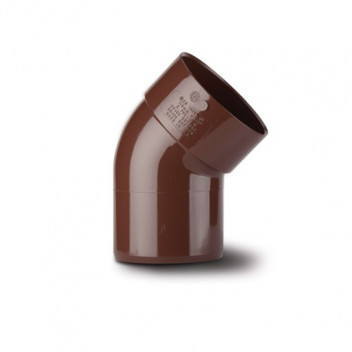 TULPINGS 110MM X135DG SOIL O/SET BND SOLVENT SOCKET/SPIGOT BROWN