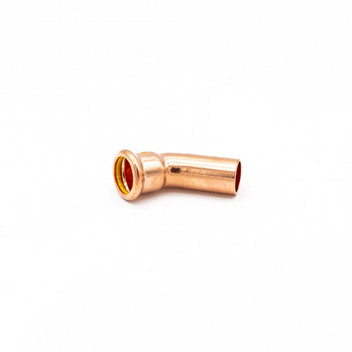 EPS  COPPER PRESS GAS 22MM 45D STRT ELBOW