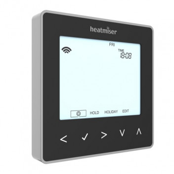 RELION  HEATMISER NEOSTAT WIRELESS THERMOSTAT BLACK