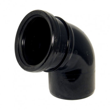 FLOPLAST 110MM BLACK 112.5*BEND-S&S SP162B