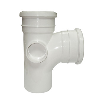 FLOPLAST 110MM WHITE 92.5* BRANCH SP190W