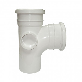 FLOPLAST 110MM WHITE 92.5* BRANCH SP190W