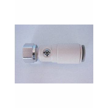 SPEEDFIT 15MM X 1/2 STRAIGHT  TAP CONNECTOR SERVICE VALVE  15SVSTC