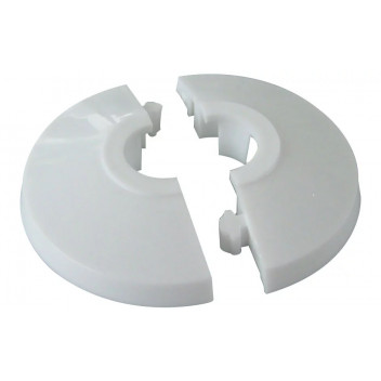 FM PIPE COLLAR 28MM WHITE