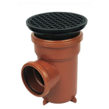 FLOPLAST PLAIN BOTTLE GULLY 110MM INC RD GRID D510