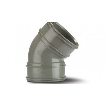 TUPLINGS 82MM 135 DEGREE SOIL BEND GREY 2 SOCKETS