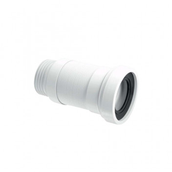 MCALPINE FLEXIBLE PAN CONNECTOR STRAIGHT WC-F26S 3.5\" OUTLET