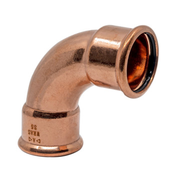 EPS COPPER PRESS 15MM 90D EQUAL ELBOW