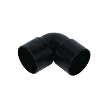 FLOPLAST 40MM BLACK ABS 90* BEND WS11B