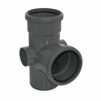 FLOPLAST 110MM ANTHRACITE 92.5* BRANCH SP190AG