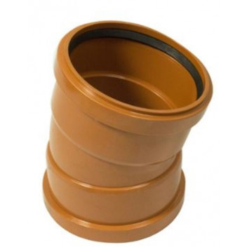 FLOPLAST 110MM X 15* U/G BEND-DS D567