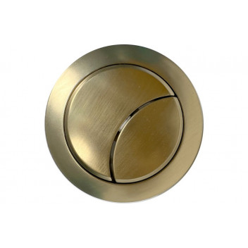 EPS DUAL PUSH BUTTON COVER (ROD) - BRUSHED BRASS