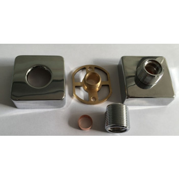 RELION SQUARE SHOWER FIXING BRACKETS 13998T - use T53388