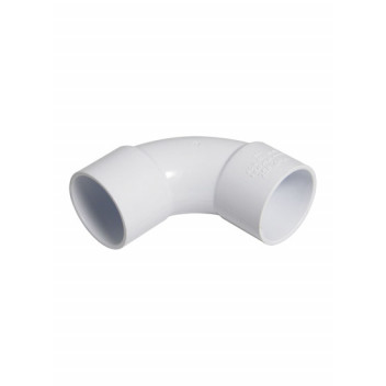 FLOPLAST 50MM WHITE ABS 92.5*BEND WS16W