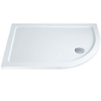 RELION 1400 X 760 RH OFFSET QUAD ABS STONE RESIN  WHITE